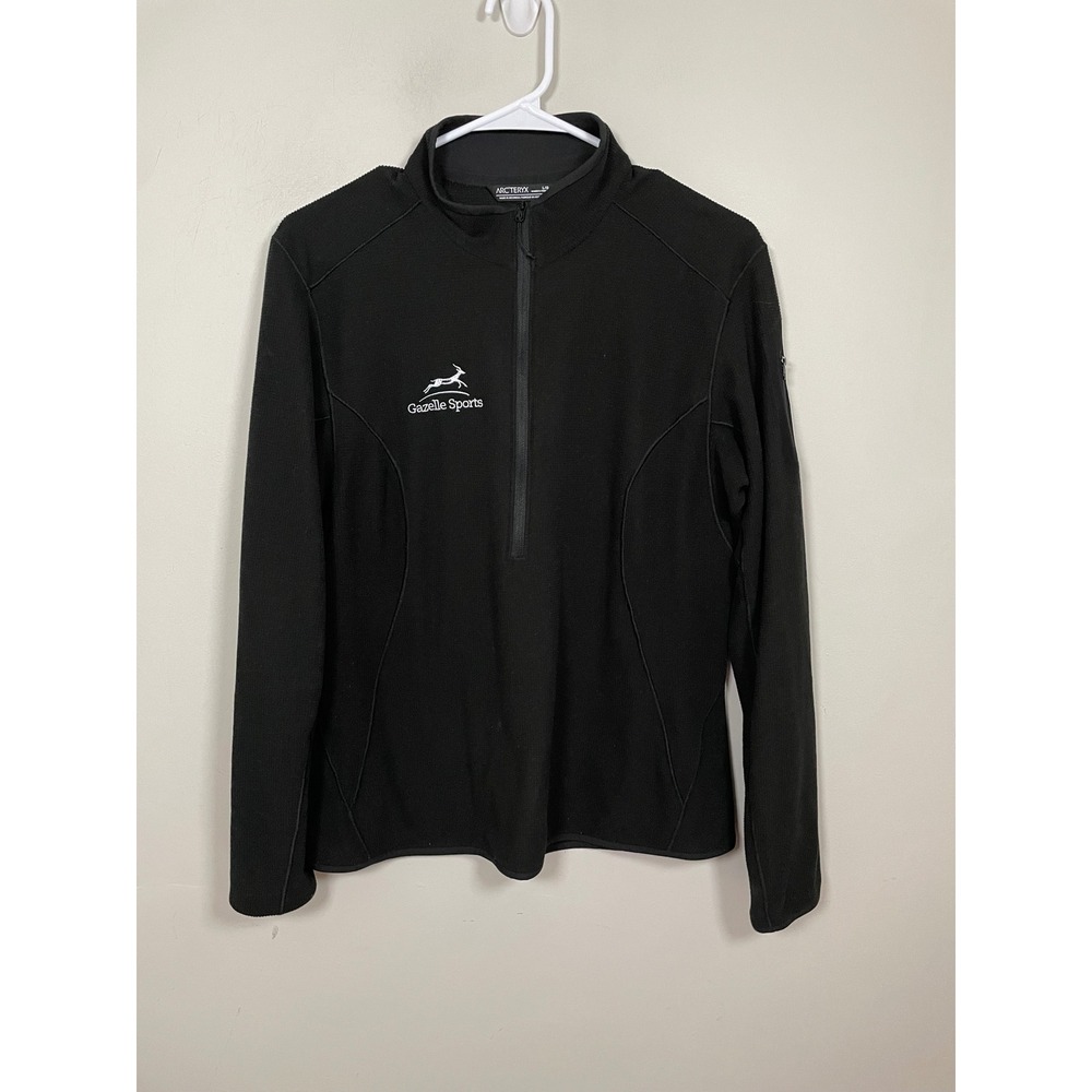 Arc'teryx Delta LT Zip Neck Sweatshirt Size Large with Gazelle Sports Logo